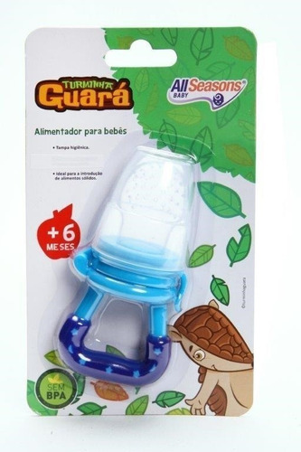 Alimentador De Silicone Azul Turma Do Guará Asb1003