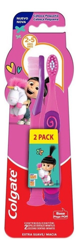 Escova de Dente Infantil Colgate Smiles Agnes e Fluffy 2 unidades