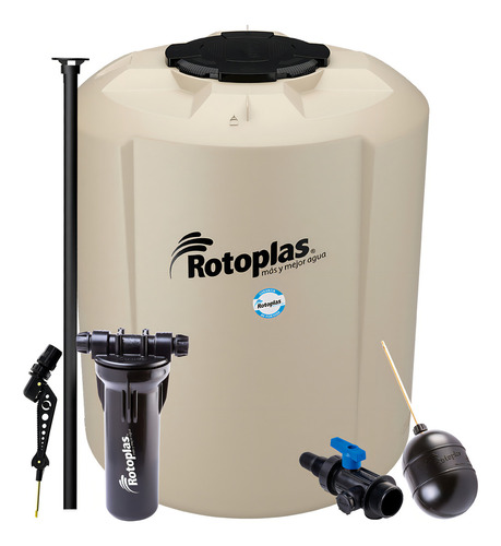 Tinaco Rotoplas Tricapa 1100 Lt Color Beige