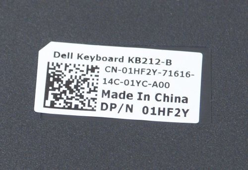 Dell 2 Gr91 Slim Usb Teclado 104 Key Pata Desplegable Para