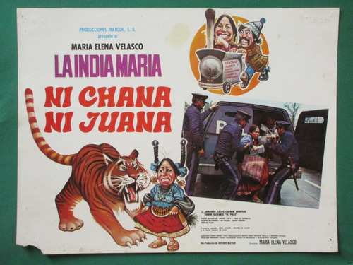 La India Maria Ni Chana Ni Juana Puas Olivares Cartel Cine 1