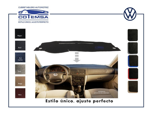 Cubretablero Aut.(colores) Volkswagen Jetta A5 2011-2018 V19