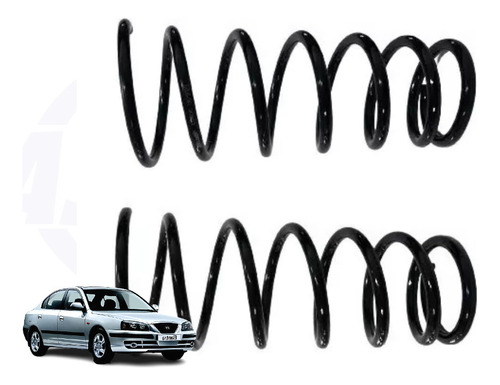 Espiral Traseros Para Hyundai Elantra 