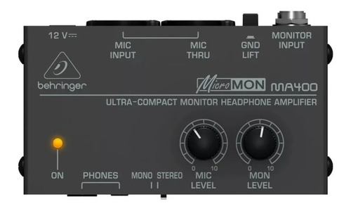 Amplificador De Auriculares Ma400 Behringer Monitor