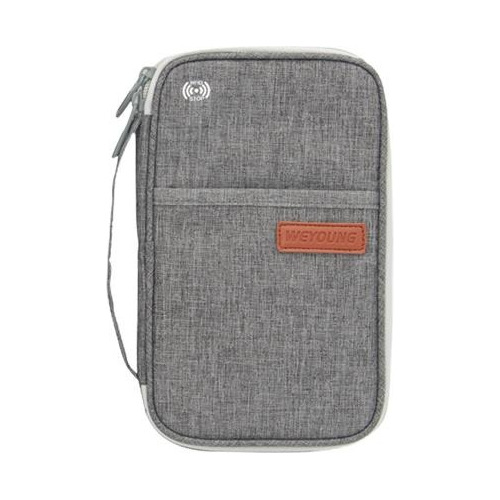 Portadocumentos De Tela Oxford Passport Travel Wallet