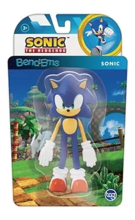 Muñeco Sonic Flexible Posable Bend Ems Tapimovil