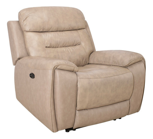 Poltrona Reclinable 1 Cuerpo Cuero Divino