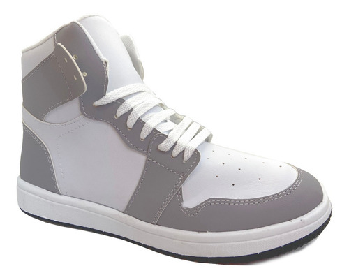 Imagen 4 de 4 de Zapatillas Botitas Cuero Pu, Urbanas, Deportivas, Botas