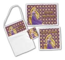 Comprar Set De Jardin 4 Piezas (taza-servilleta-mantel-toalla) Princesa Rapunzel Enredados 2