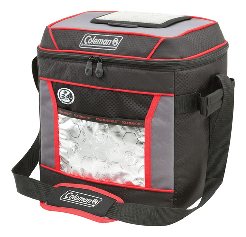 Coleman 24 Hour 30 Can Cooler, Red
