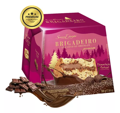 Panettone Goumert Gotas Chocolate Belga Legitimo Fofinho Org