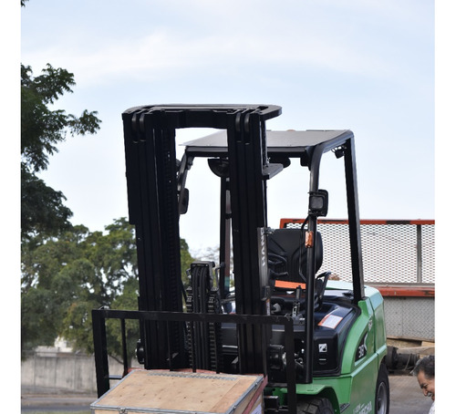 Montacargas Eléctrico Batería Litio 7,000 Lbs Hangcha Triple