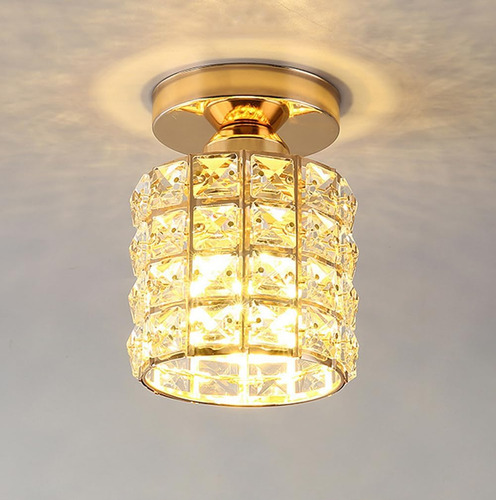 Lámpara De Techo Kivs Alicante Luz E27 De Cristal Diseño Elegante Lampara Premium P128)