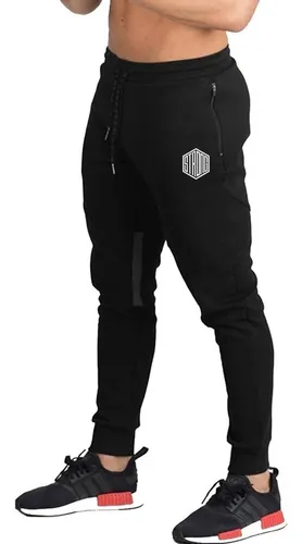 Pants Jogger Hombre Gym Slim Entubado Deportivo Moda Deporte