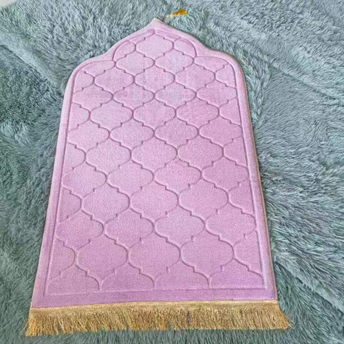 Alfombra De Oración Floormat Grueso Multifuncional Púrpura