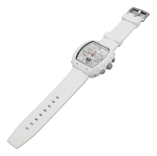 Relógio De Quartzo Branco Branco Timing Men Accurate Waterpr