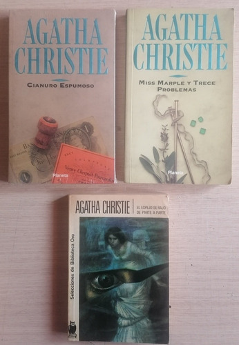 Agatha Christie (3 Ejemplares). 