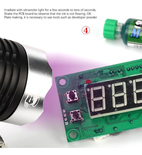 Mascara Uv Mechanic En Jeringa Curador Soldaduras Pcb