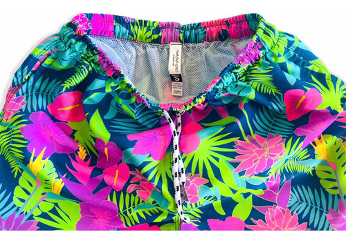 Short De Baño Hombre Tropical Family Look Papa Con Envio