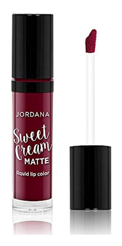 Jordana Dulce Crema Mate Líquido Labial Color 08 Dulce Marsa