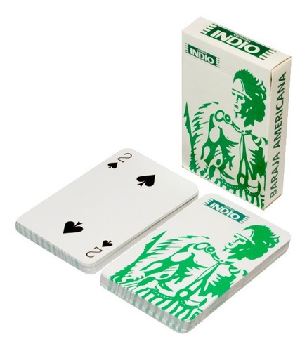 Baraja Poker Cerveza Indio. Caja Cartón Impresa