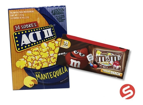 Paquete Act Il M&ms Chocolate Mantequilla