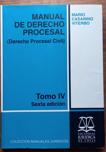 Manual De Derecho Procesal Tomo Iv Usado