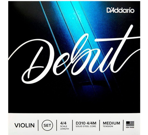 Cuerda D'addario D310 Debut de media tensión para violín