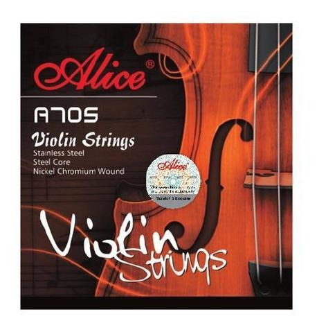 Encordado De Violín 1/2 Alice A705