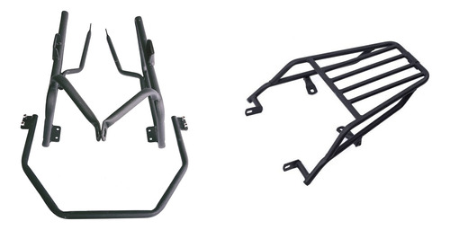 Kit Portaequipaje  Soporte Lateral P/ Yamaha Xtz250 Lander