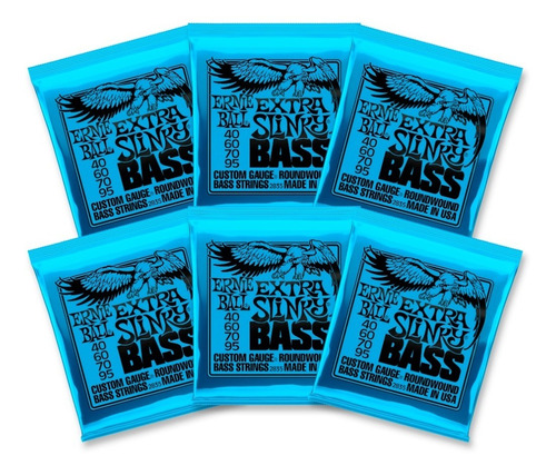 Encordado Ernie Ball Bajo Electrico P02835 040 Extra Slinky
