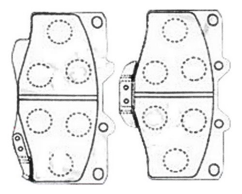 Pastillas Freno Del Para Toyota Runner 3.4 5vzfe 1997 2004