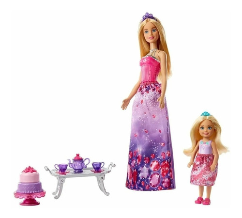 Barbie Villa Caramelo Princesa Y Chelse - Juego De Té Mattel