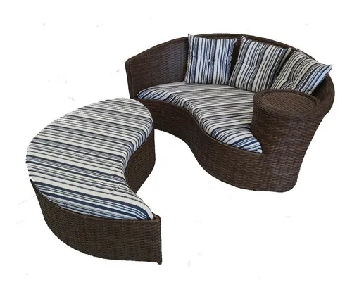 comprar Chaise Long Dubai C\u002F Puff, ,área Externa Varanda Menor Preço