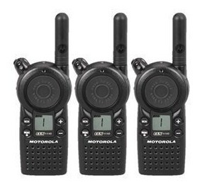 3 Pack De Motorola Cls1110 Radio De Dos Vías Walkie Talkies 