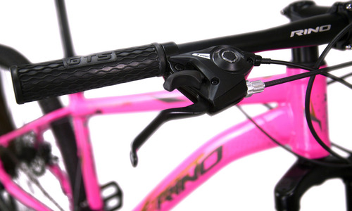 Bike 29 Rino Everest Freio Disk Shimano 24v - Cubo Roletado Cor Rosa