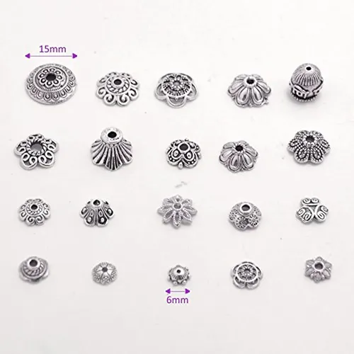Cuentas De Metal,joyería Balinés, Plata Tibetana,100 Gramos