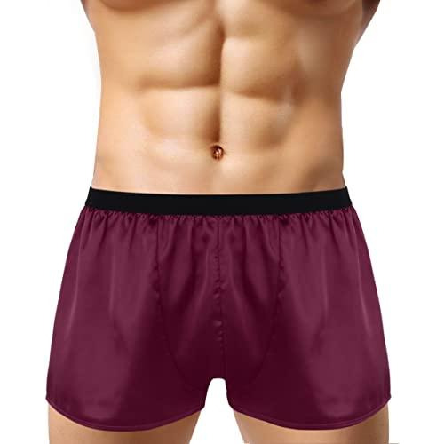 Boxer Talla X-large Para Hombre Alvivi  Sedosos De Satén