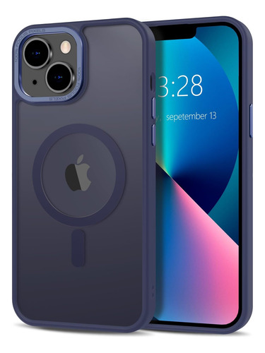 Anuck Para iPhone 13 Case Magnetic Telephip Magnetic Con Tpu