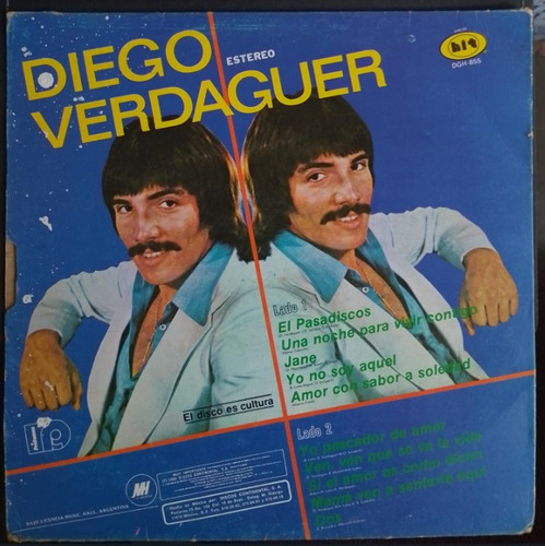 Lp Con Amor De Diego Verdaguer Vinyl Estándar (Usado)