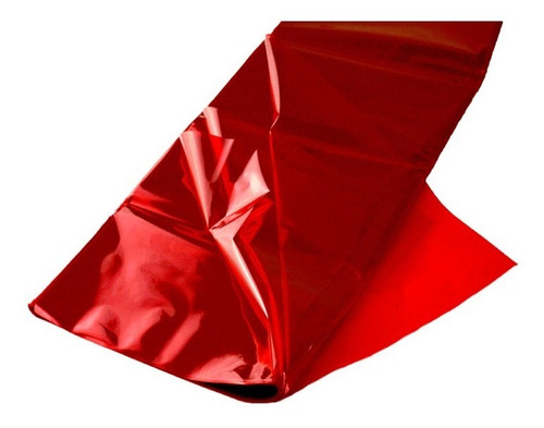 Papel Celofán Rojo X 25 Pliegos 70*100 Cms 