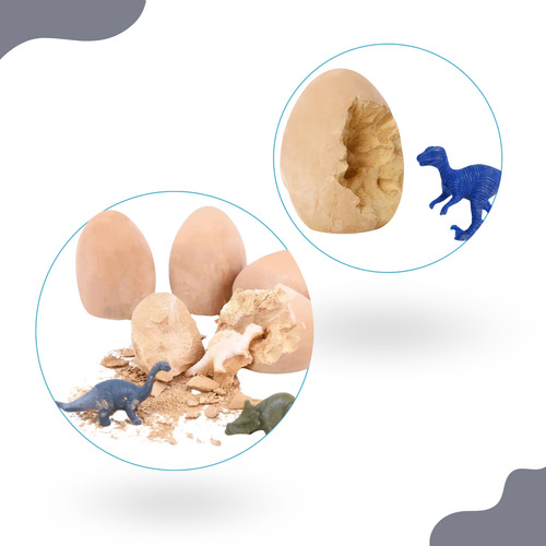 Kit De Dinosaurios Excabacion Huevos