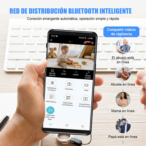 3mp Mini Cámara Espía Anbolm Wifi Hd Cámaras De Seguridad
