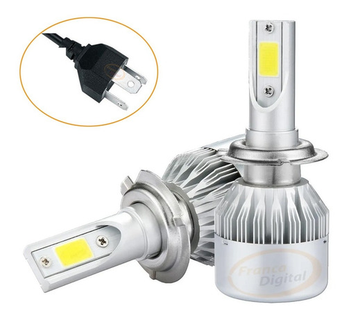 Lámparas Luces Cree Led Auto H4  H7 6000k 8000l Precio Par 