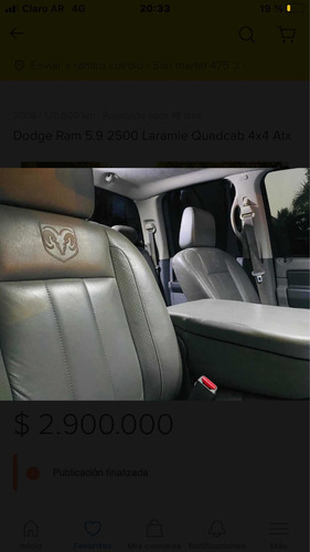 Dodge Ram 2008 5.9 2500 Laramie Quadcab 4x4