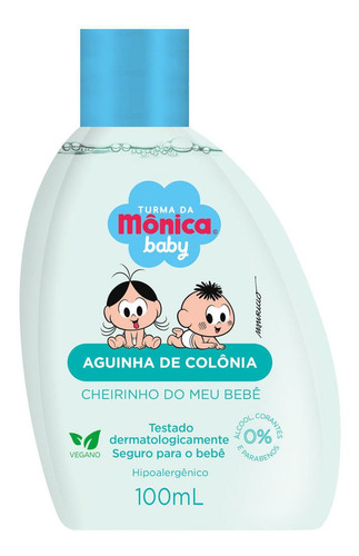 Aguinha De Colonia Baby Cheirinho Bebe Turma Da Monica 100ml