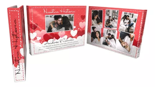 Álbum Personalizado Para Parejas Mas 100 Fotos De 10x15cm