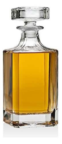 Botella Decorativa De Vidrio Decantador De Whisky Lefonte Pa
