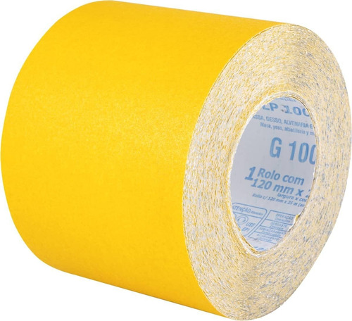 Lixa Em Rolo Costado De Papel Vonder 120mmx25m G 100 Lp10