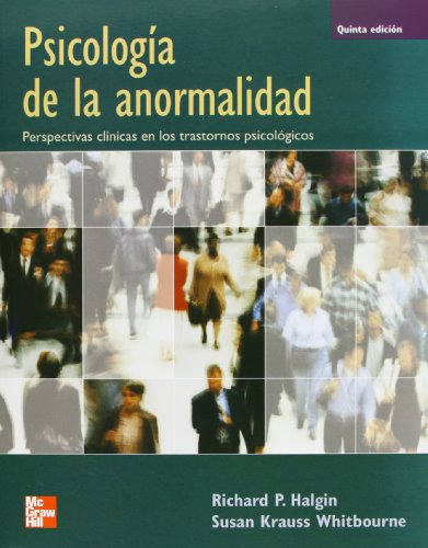 Libro Psicología De La Anormalidad De Richard P Halgin Susan